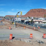 UDOT is widening Bluff Street in St. George from 100 South to Sunset Boulevard.  (Photo courtesy of UDOT)