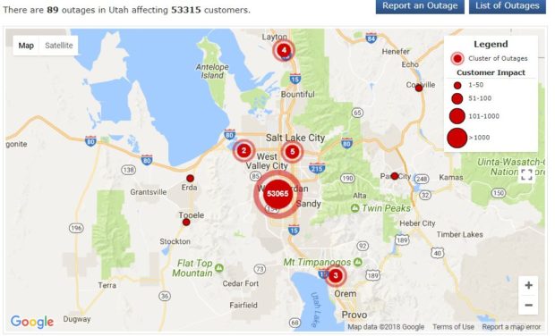 Service Restored After Major Midday Outage In Northern Utah