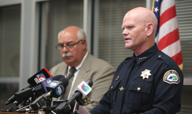 Provo City Police Chief Richard Ferguson speaks during a news conference about the discovery of Eli...