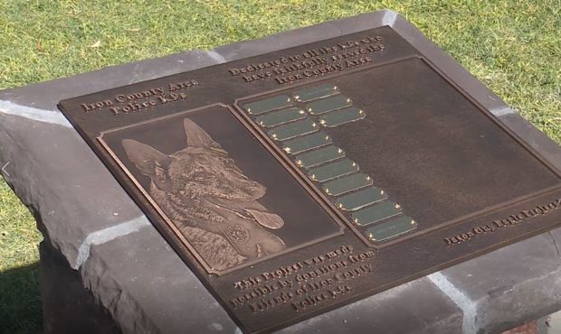 A boy scout set out to honor K-9 officers in Cedar City....