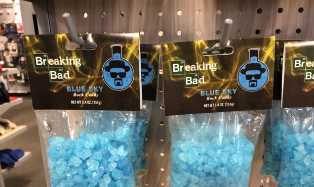Blue Sky Rock Candy spoofing the blue methamphetamine crystals in the AMC show Breaking Bad (Photo:...