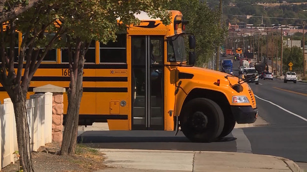 A school bus in the Davis School District. (Photo: Sean Estes, KSL TV)