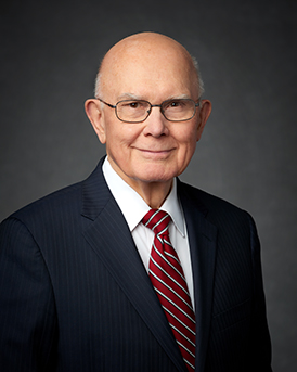 Dallin H. Oaks, first counselor of the first president of the Church. (Credit: The Church of Jesus ...