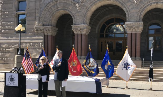 Mayor Jackie Biskupski honored veterans...