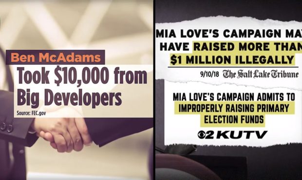 Mia Love Ben McAdams Attack Ads...