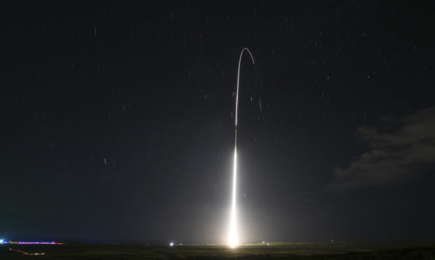 FILE - This Dec. 10, 2018, file photo, provided by the U.S. Missile Defense Agency (MDA),shows the ...