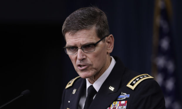 FILE - In this Aug. 30, 2016 file photo, U.S. Central Command Command Commander, U.S. Army Gen. Jos...