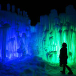 Construction begins on Midway ice castles one icicle at a time