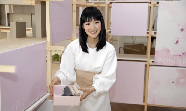 FILE- In this July 11, 2018, file photo, Japanese organizational expert Marie Kondo introduces her ...