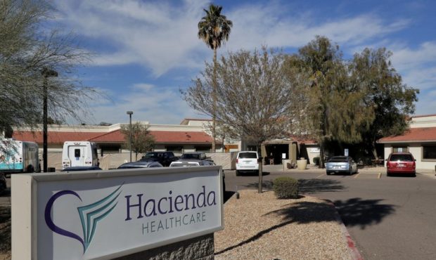 FILE - This Jan. 25, 2019, file photo shows the Hacienda HealthCare facility in Phoenix. A former t...