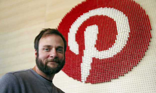 FILE - In this Oct. 11, 2018, file photo, Evan Sharp, Pinterest co-founder and chief product office...