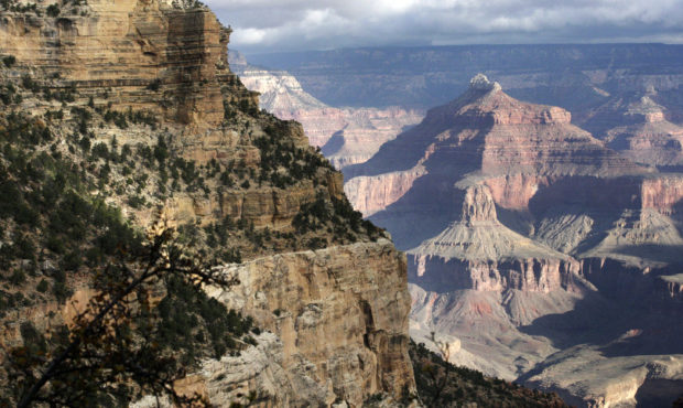 FILE - This Oct. 22, 2012, file photo shows a view from the South Rim of the Grand Canyon National ...