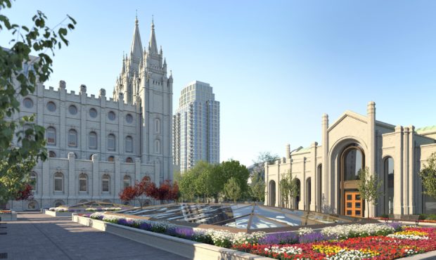 Salt Lake Temple renovation...
