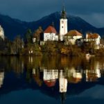 Lake Bled, Slovenia. Amid the backdrop of the Julian Alps, Lake Bled has become an iconic European destination for hiking and swimming.