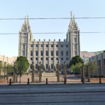 Rendering of the Salt Lake Temple’s south side at street level. © 2019 BY INTELLECTUAL RESERVE, INC. ALL RIGHTS RESERVED.