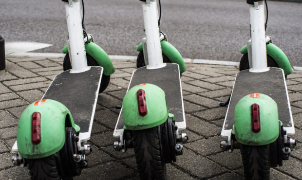 lime electric scooters...