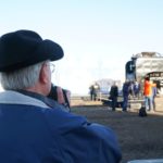 Train and history lovers gathered to celebrate history as Engine 844 blew its whistle at Ogden's Union Station. Photo: Colby Walker, KSL Newsradio