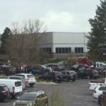 Shots were reportedly fired Tuesday at a school in suburban Denver, the Douglas County Sheriff's Office said. Photo: KDVR/KWGN 
