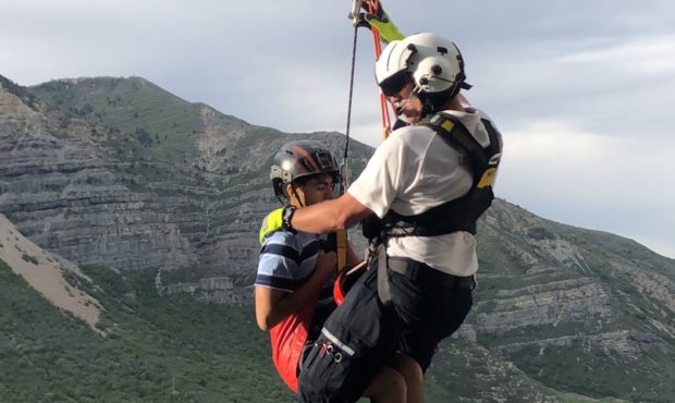 Hikers rescued Provo Canyon...