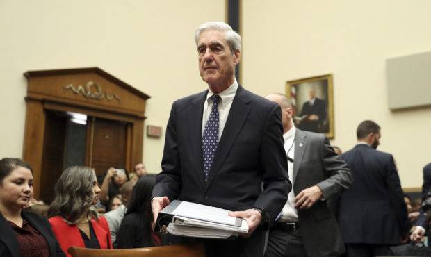 Former special counsel Robert Mueller, arrives to testify before the House Judiciary Committee hear...