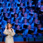 World-renowned vocalist Sissel and the Tabernacle Choir and Orchestra at Temple Square perform at the annual Pioneer Day concert Friday night, July 19, 2019. The concert commemorates the arrival of the Latter-day Saint pioneers in the Salt Lake Valley on July 24, 1847 — 172 years ago. © 2019 by Intellectual Reserve, Inc. All rights reserved.	