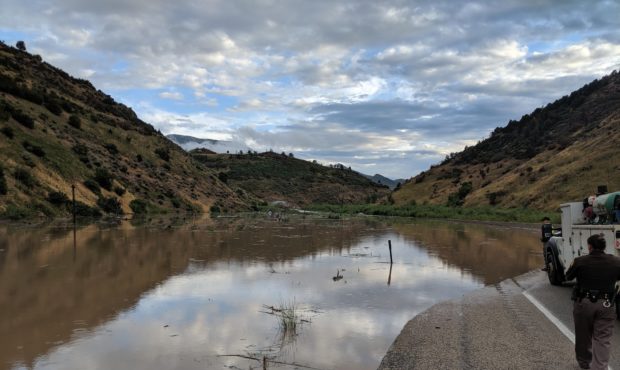 The Utah Department of Transportation temporarily closed U.S. 89 due to flash flooding. (Utah Highw...