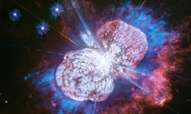 cosmic fireworks NASA Hubble...