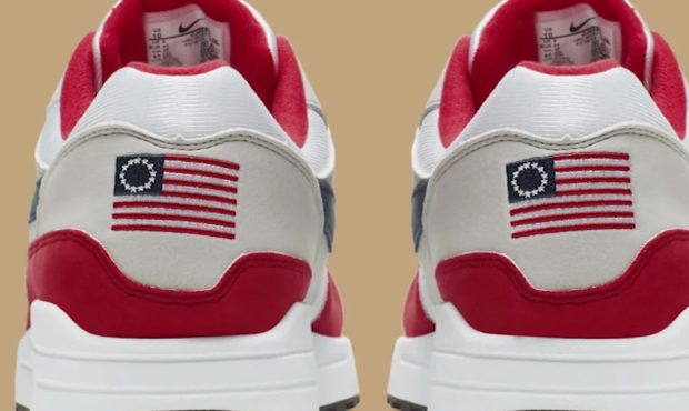 Nike is canceling a sneaker that featured a version of the American flag from the late 18th century...