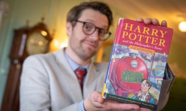 A discarded first edition of "Harry Potter and the Philosopher's Stone" book sold for £28,500 ($34...