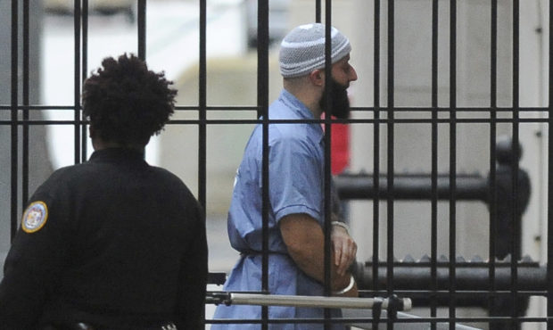 FILE - In this Feb. 3, 2016 file photo, Adnan Syed enters Courthouse East in Baltimore prior to a h...