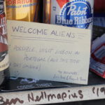 A note left in the 'Black Mailbox' near Rachel Nevada and Area 51. September 19, 2019. (Colby Walker)