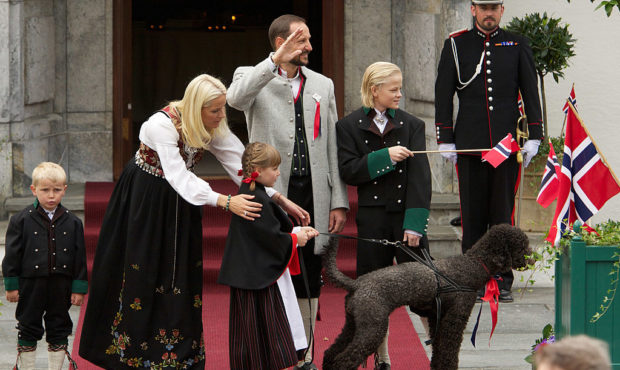 FILE - Prince Sverre Magnus of Norway, Princess Mette-Marit of Norway, Princess Ingrid Alexandra of...