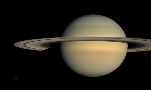 FILE - This July 23, 2008 file image made available by NASA shows the planet Saturn, as seen from t...
