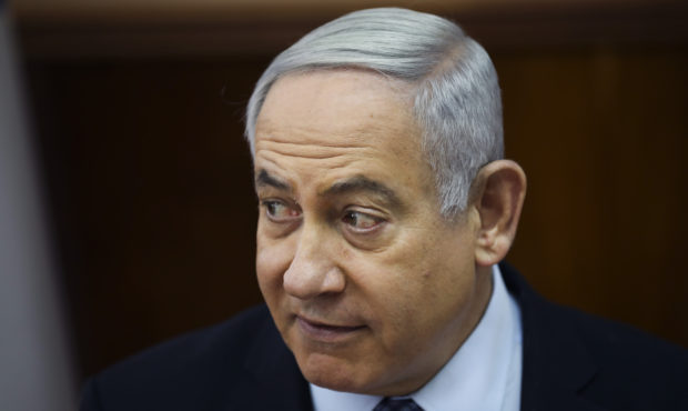 File - In this Sunday, Nov. 3, 2019 file photo, Israeli Prime Minister Benjamin Netanyahu, chairs t...