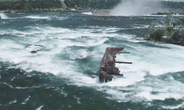 Niagara Parks staff is monitoring the scow, which one official says could stay there"for days or fo...