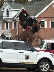 Two people were killed when a red Porsche crashed into the second floor of a building in New Jersey...