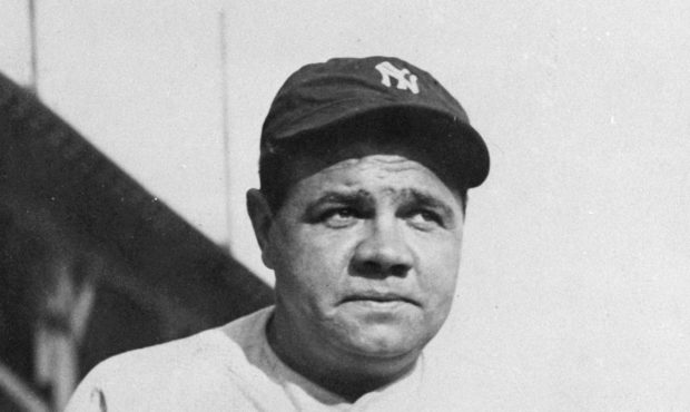 FILE - This undated file photo shows Babe Ruth. The bat used by the legendary baseball player to hi...
