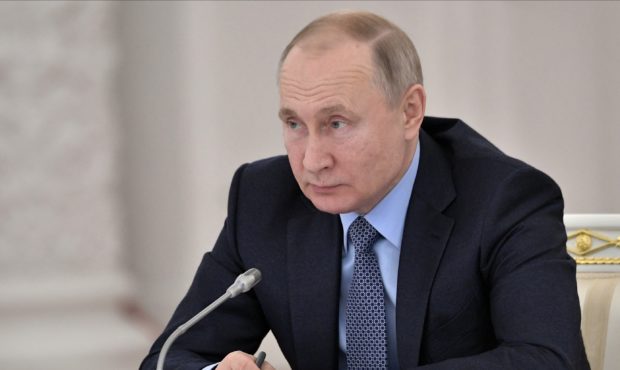 Russian President Vladimir Putin attends the State Council meeting on the agricultural policy at th...