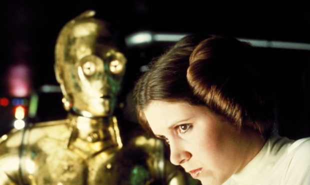 Carrie Fisher as Princess Leia in Star Wars.
Courtesy Lucasfilm Ltd. & TM...