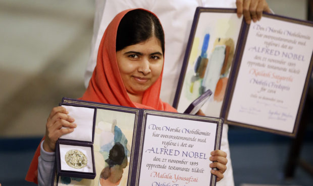 FILE -  Dec. 10, 2014 file photo, Nobel Peace Prize winner Malala Yousafzai, from Pakistan.  (AP Ph...