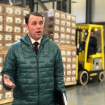 Cameron Hatch, with Latter-day Saints Charities emergency response team speaks with KSL ahead of a shipment of medical equipment to China. 1/29/20
Photo (Derek Petersen, KSL TV)