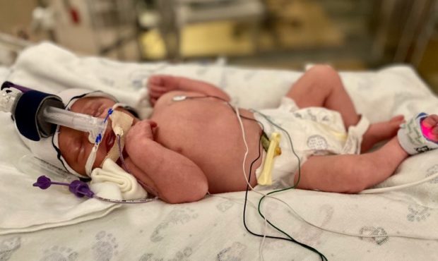 The first Utah baby was born just past midnight at the Salt Lake City Intermountain Medical Center....