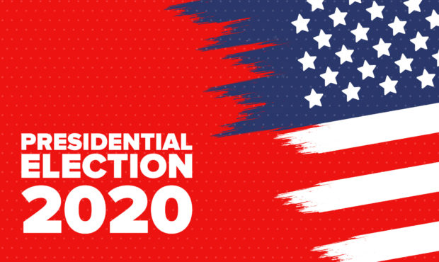 Presidential Election 2020 in United States. Vote day, November 3. US Election. Patriotic american ...