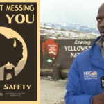 Yellowstone gets new safety poster thanks to a viral tweet from a reporter