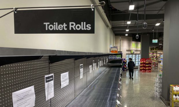 Some grocery stores are bringing back limits on things like toilet paper. (Photo by William WEST / ...