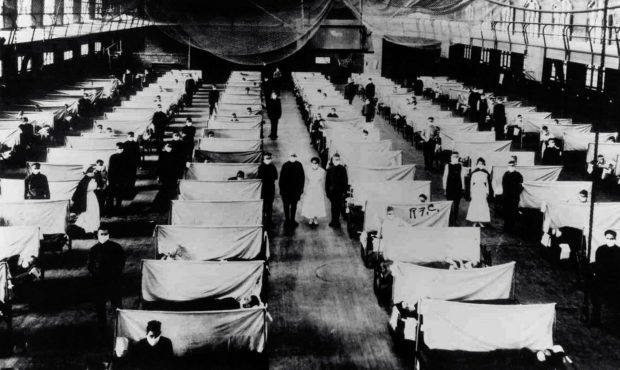 Image shows warehouses that were converted to keep the infected people quarantined. The patients ar...