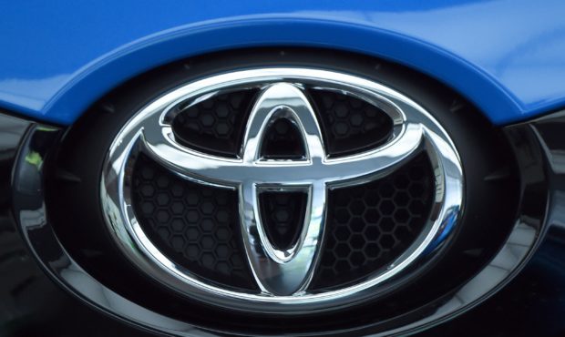 This photo shows a logo of Japan's auto giant Toyota Motor in Tokyo on May 8, 2015. (Toru Yamanaka ...