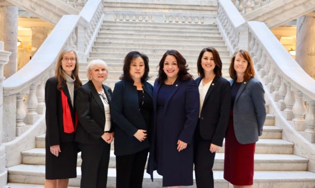 Utah female senators walk out abortion...