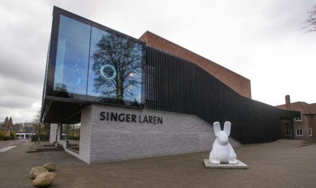 Exterior view of the Singer Museum in Laren, Netherlands, Monday March 30, 2020. Police are investi...