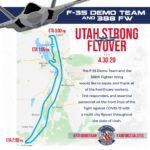 F-35 Utah Flyover map, David Perry
